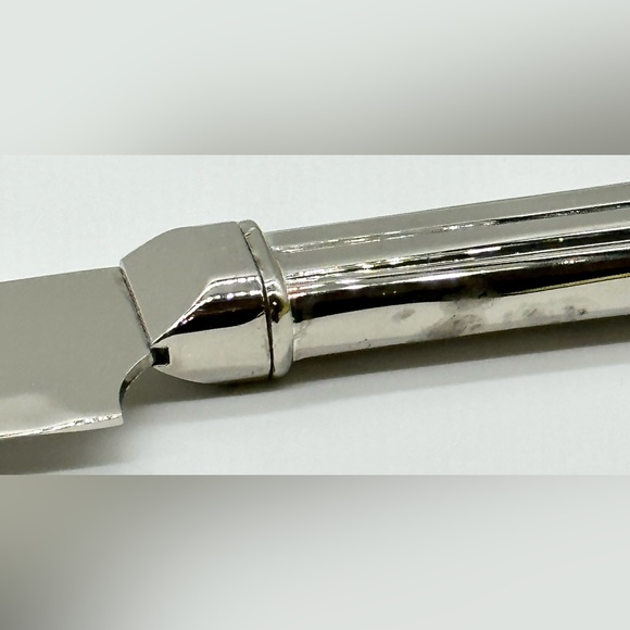 Vintage Silver Cake Knife, Wedding, Stainless, Size: 14" - Picture 7 of 7